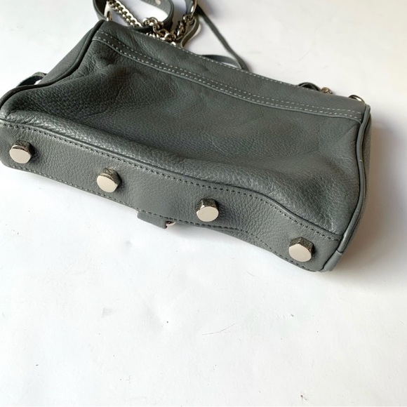 Rebecca Minkoff Gray Mini Mac Crossbody Bag - Picture 4 of 11